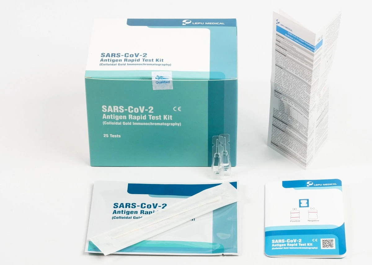 Lepu Medical Corona Zelftest (Antigeen Sneltest) - 5 Stuks 4 Lepu Medical Corona Zelftest (Antigeen Sneltest) - 5 Stuks - Afbeelding 2