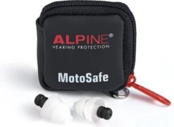 Alpine Motosafe Tour - Motor Oordoppen - Gehoorbescherming Tour - Wit - 1 Set - 17dB -MEDISANA Shop 1200x876