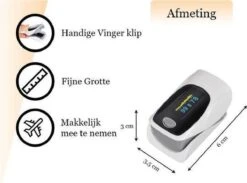Saturatiemeter - Zuurstofmeter - Zuurstofmeter Vinger - Hartslagmeter - Oximeter - Inclusief Batterij -MEDISANA Shop 1200x888 2