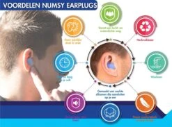 Numsy® Siliconen Oordoppen Slapen - 12 Stuks - Voor Geluidsoverlast - Slaap Earplugs - Oordopjes Tegen Snurken -MEDISANA Shop 1200x890 5
