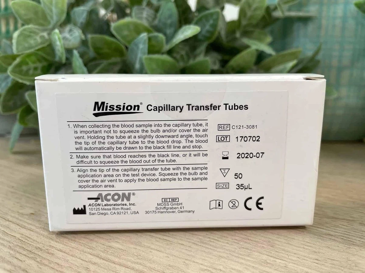 MISSION Cholesterol Capillairen 50 Stuks 6 MISSION Cholesterol Capillairen 50 Stuks - Afbeelding 4