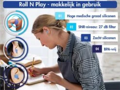 Numsy® Siliconen Oordoppen Slapen - 12 Stuks - Voor Geluidsoverlast - Slaap Earplugs - Oordopjes Tegen Snurken -MEDISANA Shop 1200x900 23