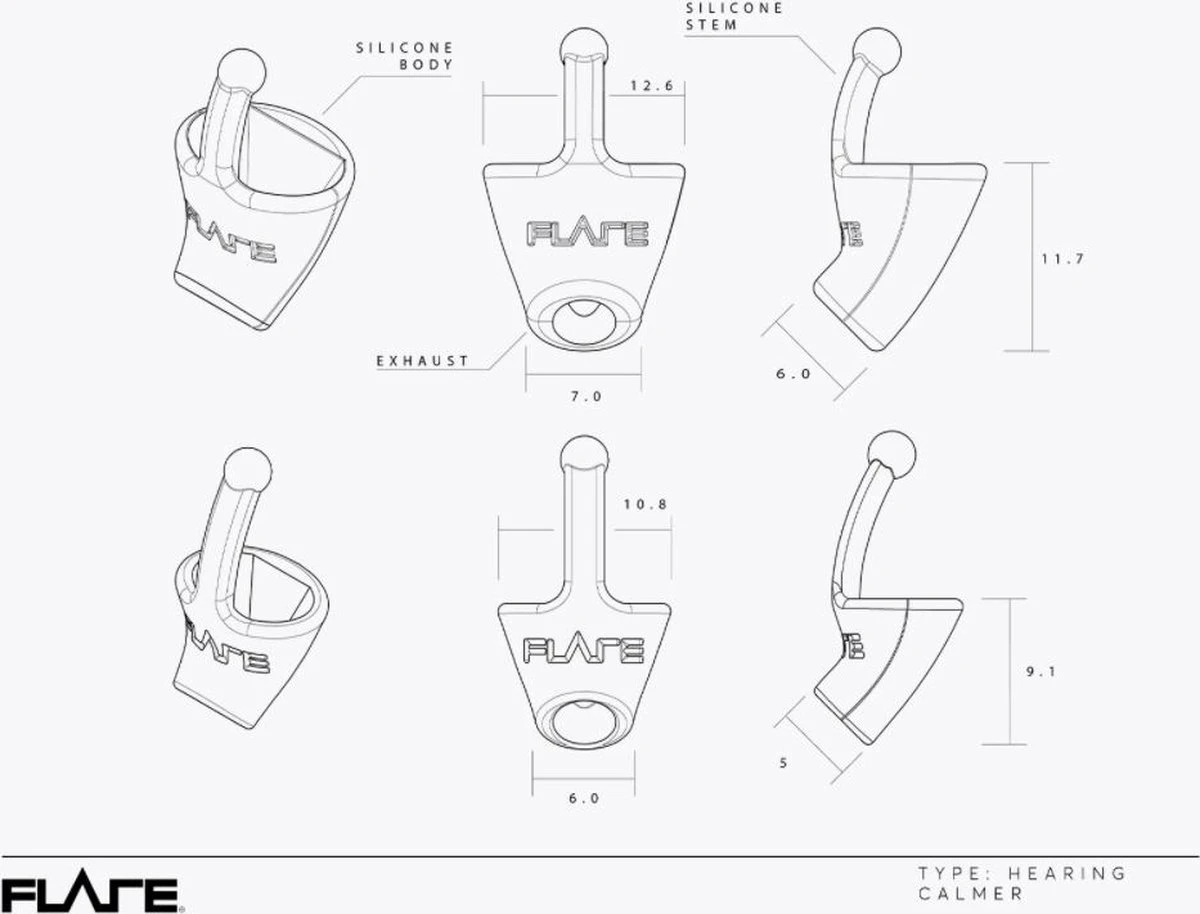 CALMER® Mini | Mint | Een Klein Oordopje Dat Stress Vermindert | Verhoogt Geluidskwaliteit | Flare Audio 5 CALMER® Mini | Mint | Een Klein Oordopje Dat Stress Vermindert | Verhoogt Geluidskwaliteit | Flare Audio - Afbeelding 3