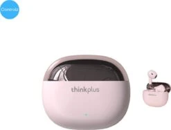 Noise Cancelling Oordopjes - Draadloze Oordopjes Bluetooth 5.1 - Draadloze Oortjes Noise Cancelling IPX4 - 20 Uur Gebruik - ANC - Meetings - Sporten - Roze