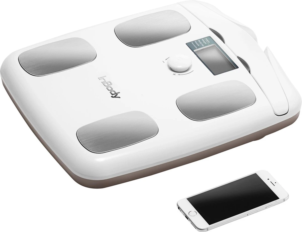 InBody Dial H20B - Smart Weegschaal Met Vet/spier Meting - Lichaamsanalyse - Bluetooth & App (Soft White) 5 InBody Dial H20B - Smart Weegschaal Met Vet/spier Meting - Lichaamsanalyse - Bluetooth & App (Soft White) - Afbeelding 3