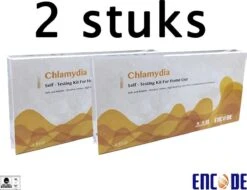 Encode Chlamydia Zelftest 2 St | Chlamydia Test Man&Vrouw Toegankelijk En 100% Anoniem‎ , CHLAMYDIA ZELFTEST| 2 Stuks