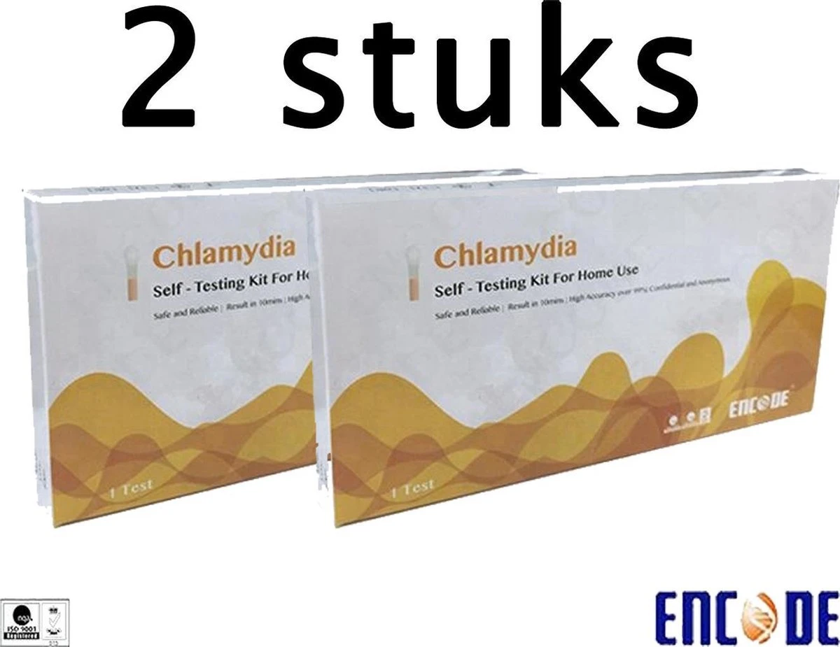 Encode Chlamydia Zelftest 2 St | Chlamydia Test Man&Vrouw Toegankelijk En 100% Anoniem , CHLAMYDIA ZELFTEST| 2 Stuks 3 Encode Chlamydia Zelftest 2 St | Chlamydia Test Man&Vrouw Toegankelijk En 100% Anoniem , CHLAMYDIA ZELFTEST| 2 Stuks