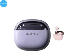 Noise Cancelling Oordopjes - Draadloze Oordopjes Bluetooth 5.1 - Draadloze Oortjes Noise Cancelling IPX4 - 20 Uur Gebruik - ANC - Meetings - Sporten - Paars