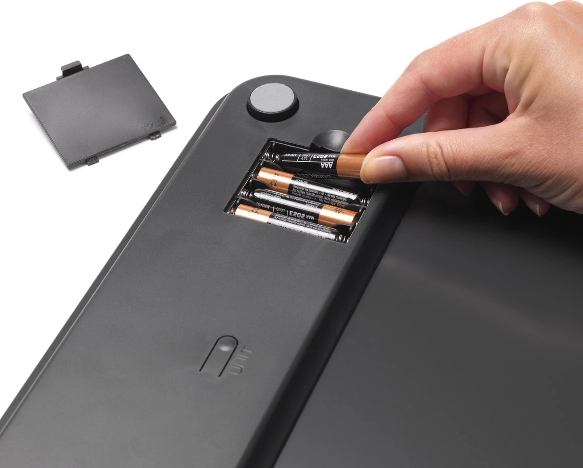 Brabantia ReNew Personenweegschaal Digitaal - Op Batterijen - Dark Grey 6 Brabantia ReNew Personenweegschaal Digitaal - Op Batterijen - Dark Grey - Afbeelding 4