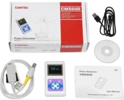Contec CMS60D Professionele Saturatiemeter Incl. 3 Probes (volwassene+kind+neonataal) -MEDISANA Shop 1200x965