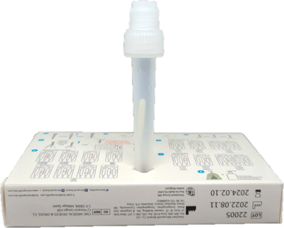 Fluorecare COMBO TEST - SARS Cov-2 - Influenza A/B - RSV Antigen Test Kit - 1 Set 10 Fluorecare COMBO TEST - SARS Cov-2 - Influenza A/B - RSV Antigen Test Kit - 1 Set - Afbeelding 8