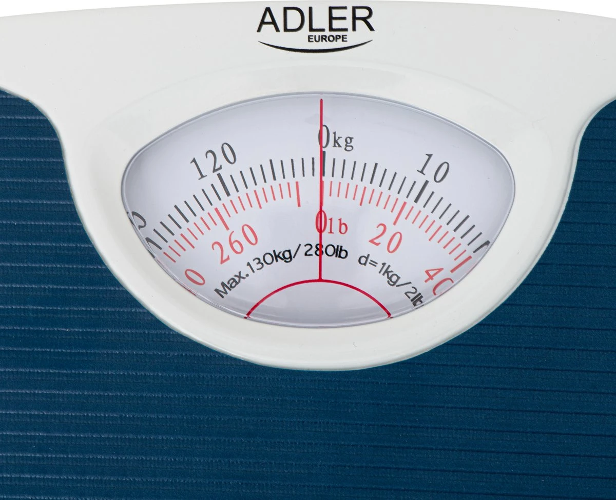 Adler AD 8151b - Personenweegschaal - Analoog - Blauw 5 Adler AD 8151b - Personenweegschaal - Analoog - Blauw - Afbeelding 3