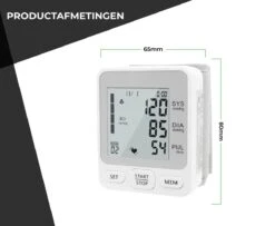 Qualitech Bloeddrukmeter - Hartslagmeter - Bloeddrukmeter Pols - Blood Pressure Monitor - Spraak - Accu - Geheugen -MEDISANA Shop 1200x988 2