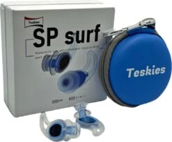 Teskies Surf Zwem Oordoppen Voor Kitesurfen Windsurfen Wakeboarden En Zwemmen - Watersport - Gehoorbescherming - Houdt Water Buiten En Is Geluid Doorlatend