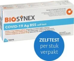 Zelftest Corona - Sneltest Corona Covid 19 - Biosynex - 5 Stuks Verpakking -MEDISANA Shop 1200x991 3