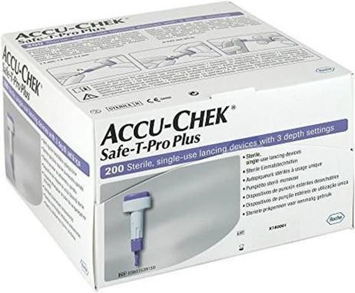 Accu Chek Safe T-Pro Pl Lancet 3 Accu Chek Safe T-Pro Pl Lancet