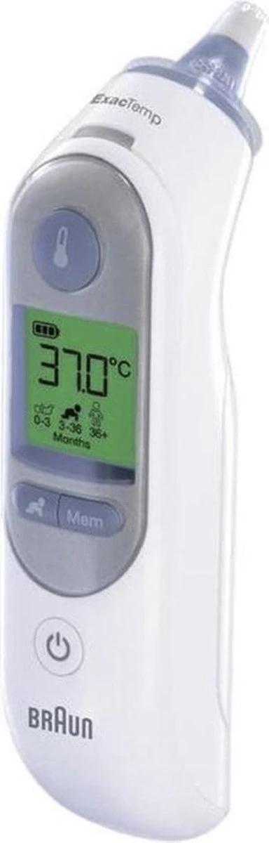 Braun Digitale Oor Thermometer | Inclusief Batterijen | IRT 6520 | Meet Op Basis Van Leeftijd | Nauwkeurige Meter - Met Nachtverlichting - Oormeter - Oorthermometer - Thermoscan | De Veiligheids-winkel 4 Braun Digitale Oor Thermometer | Inclusief Batterijen | IRT 6520 | Meet Op Basis Van Leeftijd | Nauwkeurige Meter - Met Nachtverlichting - Oormeter - Oorthermometer - Thermoscan | De Veiligheids-winkel - Afbeelding 2