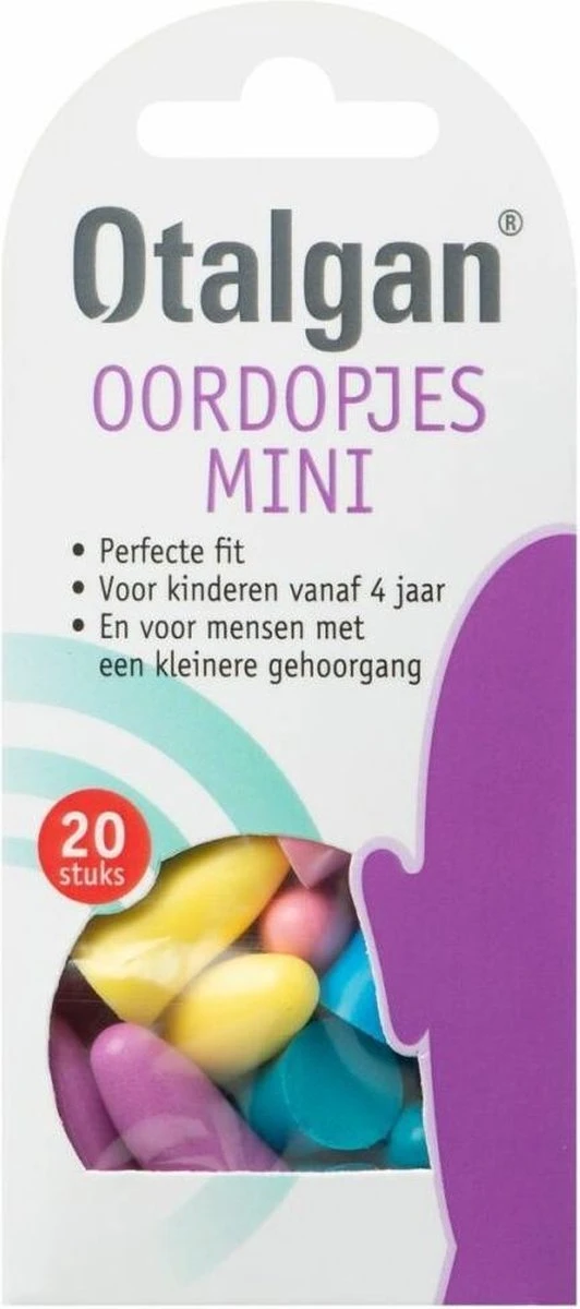 Otalgan Oordoppen Mini - Beschermende Oordopjes - 20 Paar 3 Otalgan Oordoppen Mini - Beschermende Oordopjes - 20 Paar