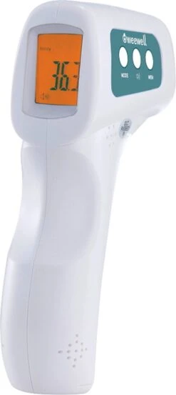 Professionele Infrarood Thermometer Met Display - Lichaamstemperatuur Meting - Voor Baby, Kinderen En Volwassenen -MEDISANA Shop 536x1200