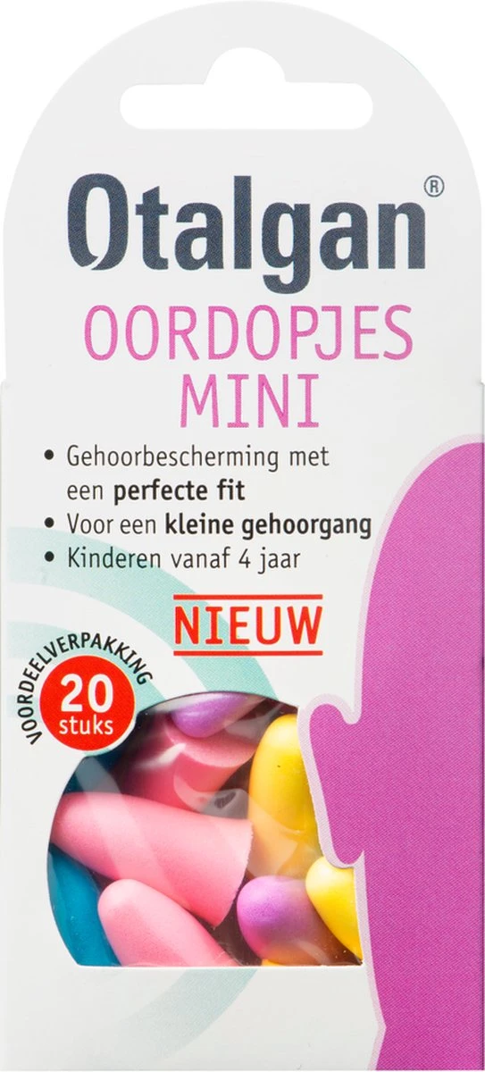 Otalgan Oordoppen Mini - Beschermende Oordopjes - 20 Paar 6 Otalgan Oordoppen Mini - Beschermende Oordopjes - 20 Paar - Afbeelding 4