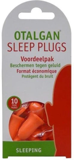 Otalgan Sleep Plugs Oordoppen - Oordopjes Tegen Geluidsoverlast - 10 Paar -MEDISANA Shop 558x1200