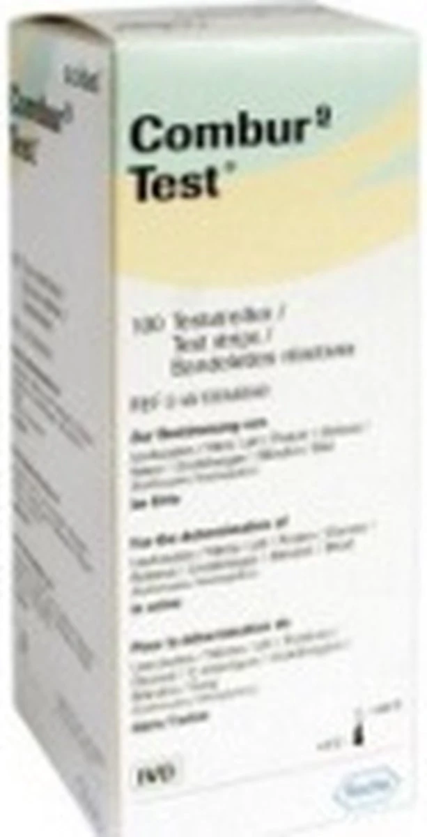 Roche Combur 9 Urinetesten Test Strips - 100 Stuks 4 Roche Combur 9 Urinetesten Test Strips - 100 Stuks - Afbeelding 2