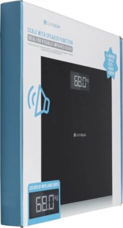 Silvergear® Sprekende Weegschaal - Pratende Personenweegschaal Met Spraak Functie - Voor Slechtzienden, Blinden En Ouderen - Luidspreker Spreekt Gewicht Uit - LCD Scherm - Zwart -MEDISANA Shop 648x1200