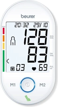 Beurer BM55 - Bloeddrukmeter Bovenarm - USB Data-overdracht - Rustindicator -MEDISANA Shop 654x1200