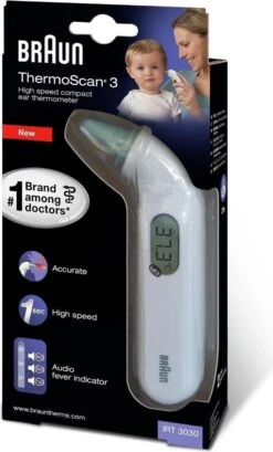 Braun ThermoScan 3 - Lichaamsthermometer -MEDISANA Shop 725x1200
