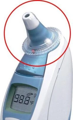 HighFiv® - Navulset Wegwerp Lensfilters / Beschermkapjes Voor Thermometer - Dopjes LF20 LF40 Voor Braun Thermoscan En Alle Andere Oor Thermometers -MEDISANA Shop 733x1200 1