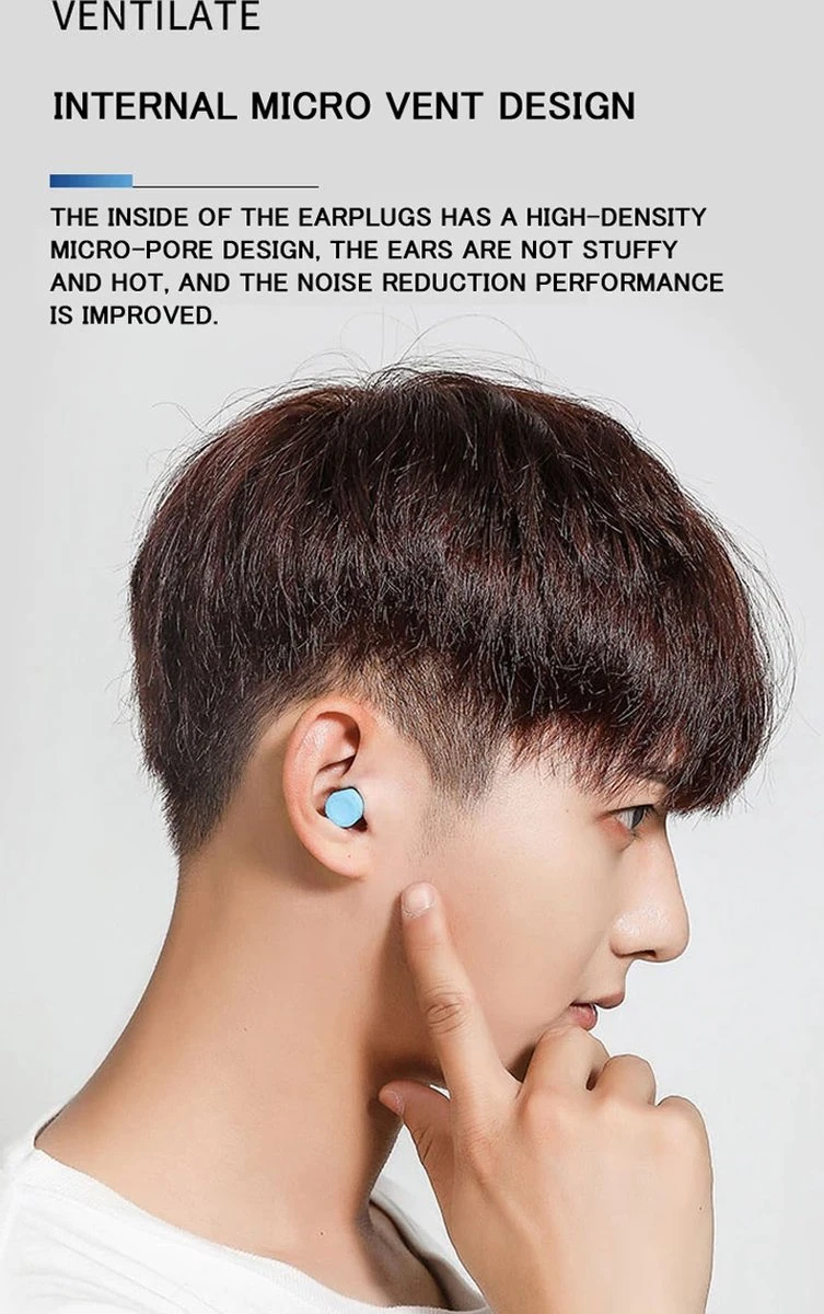 PRO-Deals | 8 Paar (16 Stuks) Earplugs - Oordopjes Slapen - Oordoppen - Gehoorbescherming - Sleep Plugs - Slaapoordoppen 6 PRO-Deals | 8 Paar (16 Stuks) Earplugs - Oordopjes Slapen - Oordoppen - Gehoorbescherming - Sleep Plugs - Slaapoordoppen - Afbeelding 4