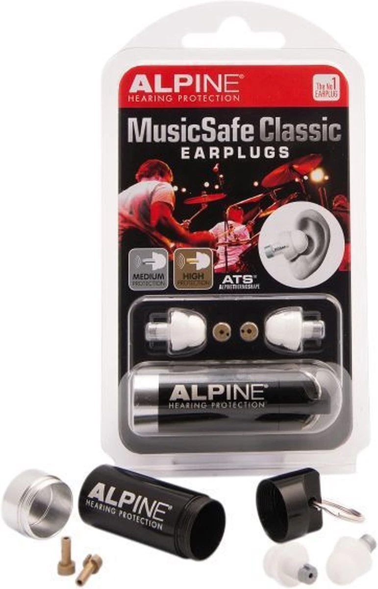 Alpine MusicSafe Classic - Muzikanten Oordoppen - Verwisselbare Filters - 1 Paar 11 Alpine MusicSafe Classic - Muzikanten Oordoppen - Verwisselbare Filters - 1 Paar - Afbeelding 9