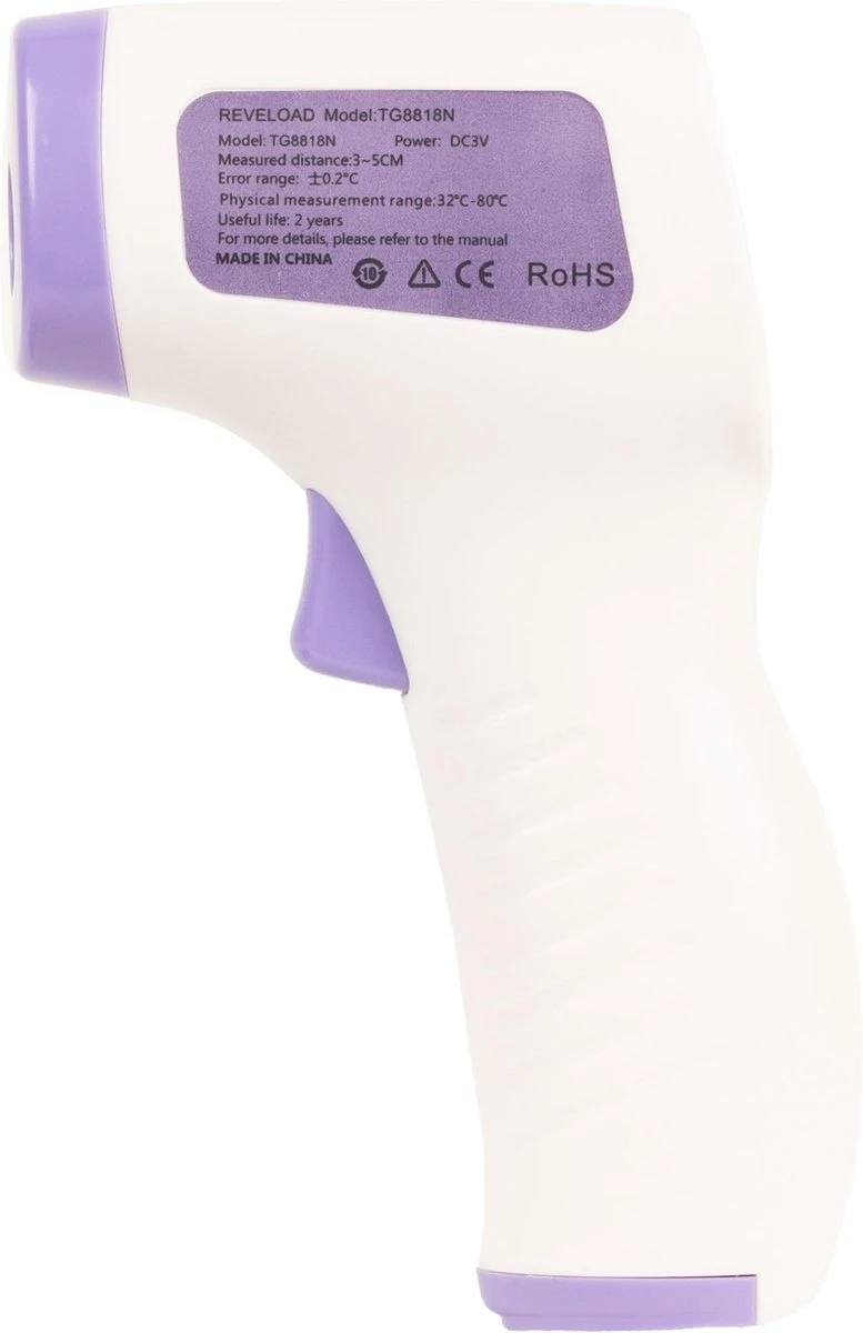 Thermometer - Thermometer Lichaam - Thermometer Voorhoofd - Koortsthermometer Voor Volwassenen - Baby Thermometer - Koortsthermometer - Thermometer Koorts- Thermometer Binnen - Voorhoofd Thermometer - Infrarood Thermometer - 1 Seconde Meten 8 Thermometer - Thermometer Lichaam - Thermometer Voorhoofd - Koortsthermometer Voor Volwassenen - Baby Thermometer - Koortsthermometer - Thermometer Koorts- Thermometer Binnen - Voorhoofd Thermometer - Infrarood Thermometer - 1 Seconde Meten - Afbeelding 6