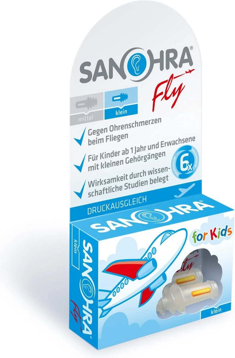 Sanohra - Vliegtuig - Kinderen - Oordoppen - 1 Paar 3 Sanohra - Vliegtuig - Kinderen - Oordoppen - 1 Paar