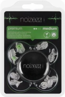 Noizezz - Green Medium - Gehoorbescherming Met Demping Tot 24 DB - Groen - Oordoppen - 4 Maten -MEDISANA Shop 800x1200 14