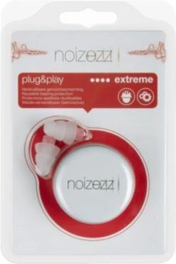 Noizezz - Red Extreme - Onze Size Fits All Gehoorbescherming Met Demping Tot 33 DB - Rood - Oordoppen - 1 Paar -MEDISANA Shop 800x1200 21