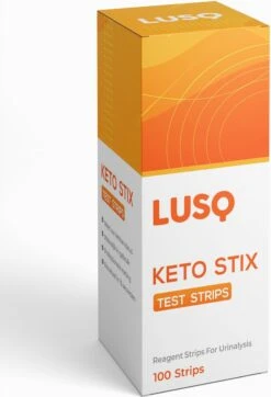 LUSQ® - Ketose Teststrips Voor Keto & Atkins Dieet - Keto & Urine Strips Voor Afvallen - 100 Stuks