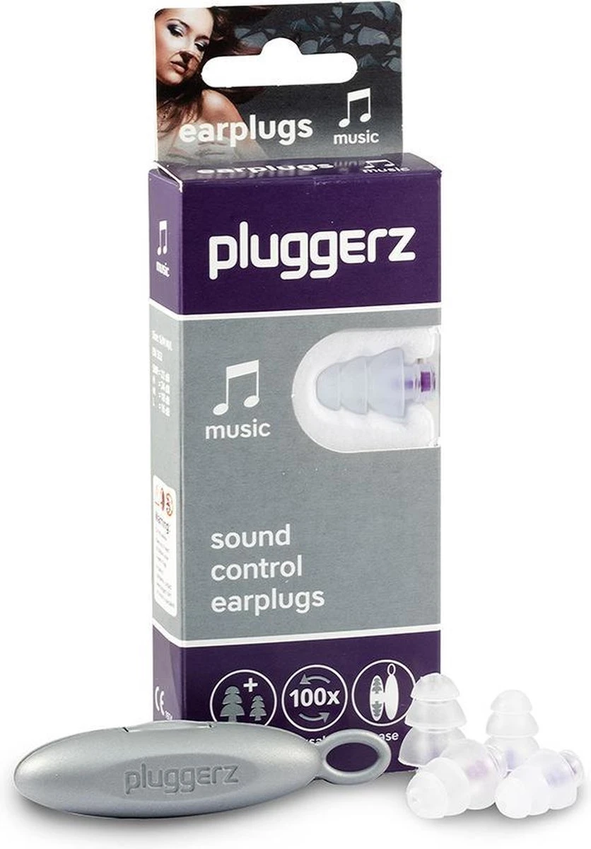 Pluggerz Earplugs Music - Oordoppen Voor Muziekliefhebbers - Veilig Genieten Van Muziek 3 Pluggerz Earplugs Music - Oordoppen Voor Muziekliefhebbers - Veilig Genieten Van Muziek
