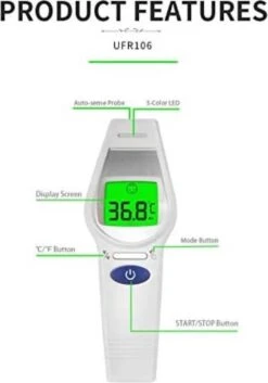 ALPHAMED Infrarood Thermometer Voorhoofd 11 ALPHAMED Infrarood Thermometer Voorhoofd -MEDISANA Shop 840x1200 3