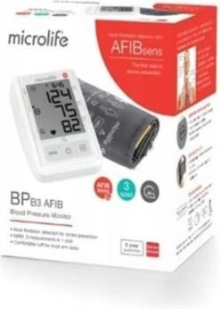 Microlife BP B3 AFIB - Bovenarm Bloeddrukmeter - Klinisch Gevalideerd - No. 1 Merk Bij Huisartsen -MEDISANA Shop 857x1200