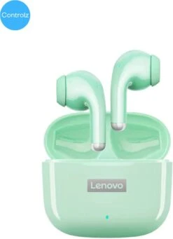 Noise Cancelling Oordopjes - Draadloze Oordopjes Bluetooth 5.1 - Draadloze Oortjes Noise Canceling - Gaming Oortjes - 24 Uur Gebruik - ENC - Meetings - Sporten - Gamen - Groen