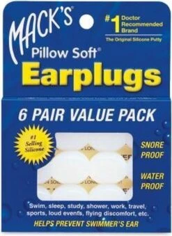 Macks - Pillow Soft Silicone - Oordoppen - 6 Paar -MEDISANA Shop 874x1200