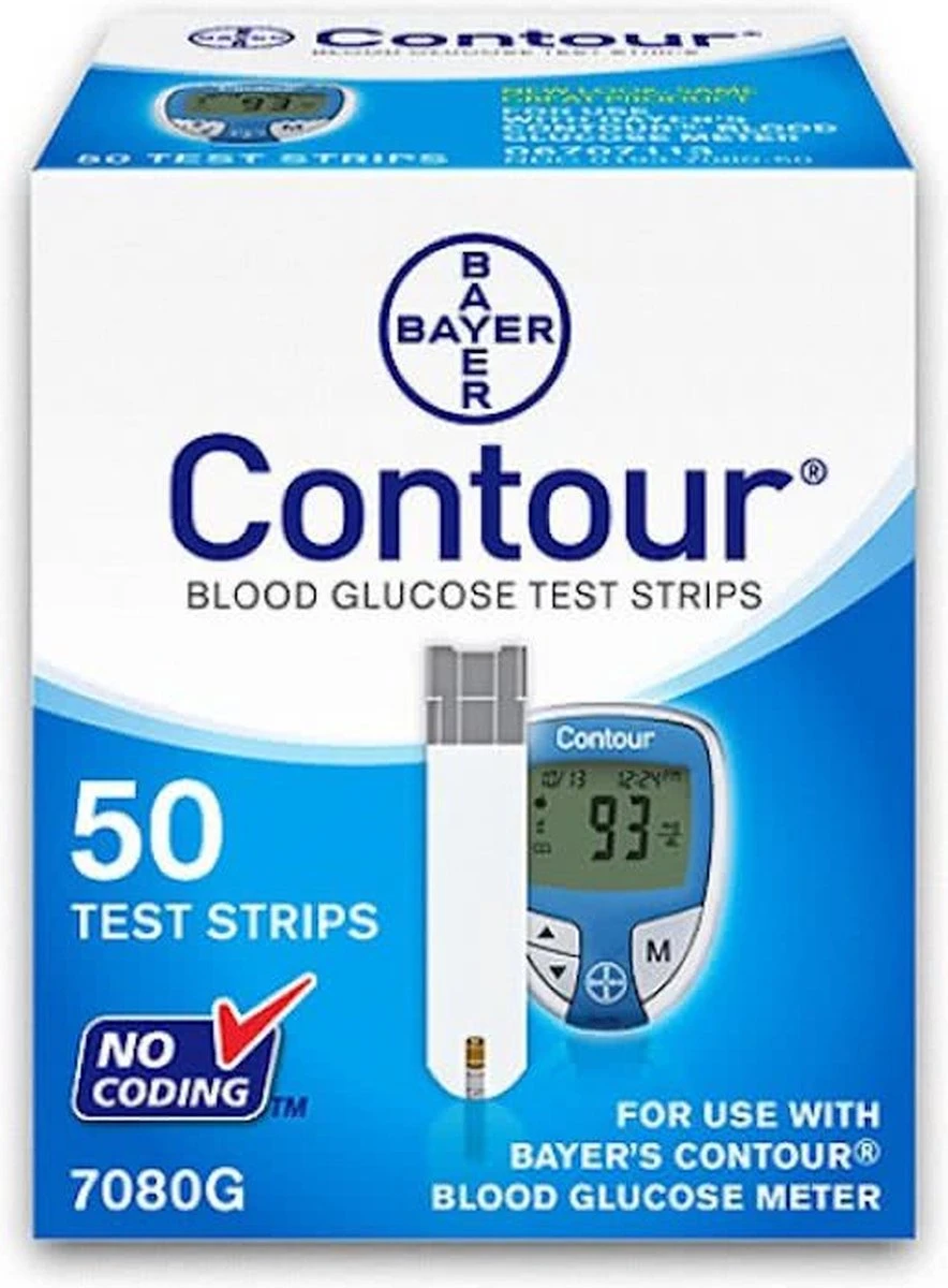 Bayer Contour Teststrips 5 Bayer Contour Teststrips - Afbeelding 3