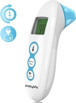 EASY LIFE Easylife® Digitale Infrarood Thermometer Incl. Batterijen En Opbergzakje - Oor & Voorhoofd
