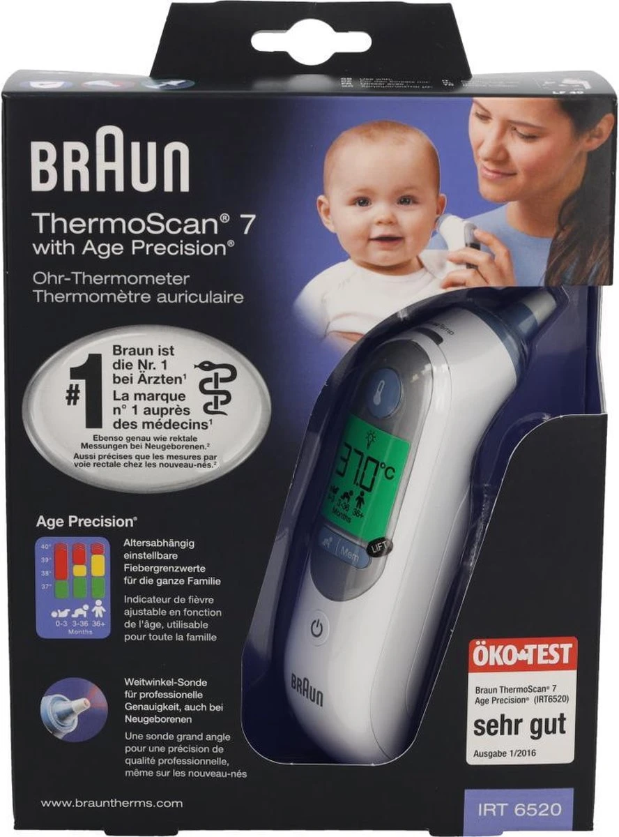 Braun IRT 6520 ThermoScan 7 Thermometer 14 Braun IRT 6520 ThermoScan 7 Thermometer - Afbeelding 12
