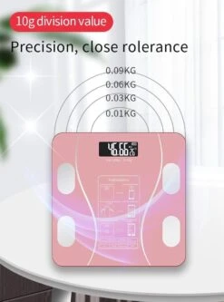 Merkloos Digitale Smart Weegschaal - Personenweegschaal - Met Lichaamsanalyse - USB Oplaadbaar - Met App - Roze -MEDISANA Shop 889x1200
