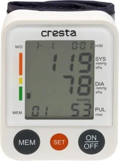 Cresta Care BPM220 Digitale Pols Bloeddrukmeter Met Who Indicatie En Weergave Van De Hartslag -MEDISANA Shop 894x1200