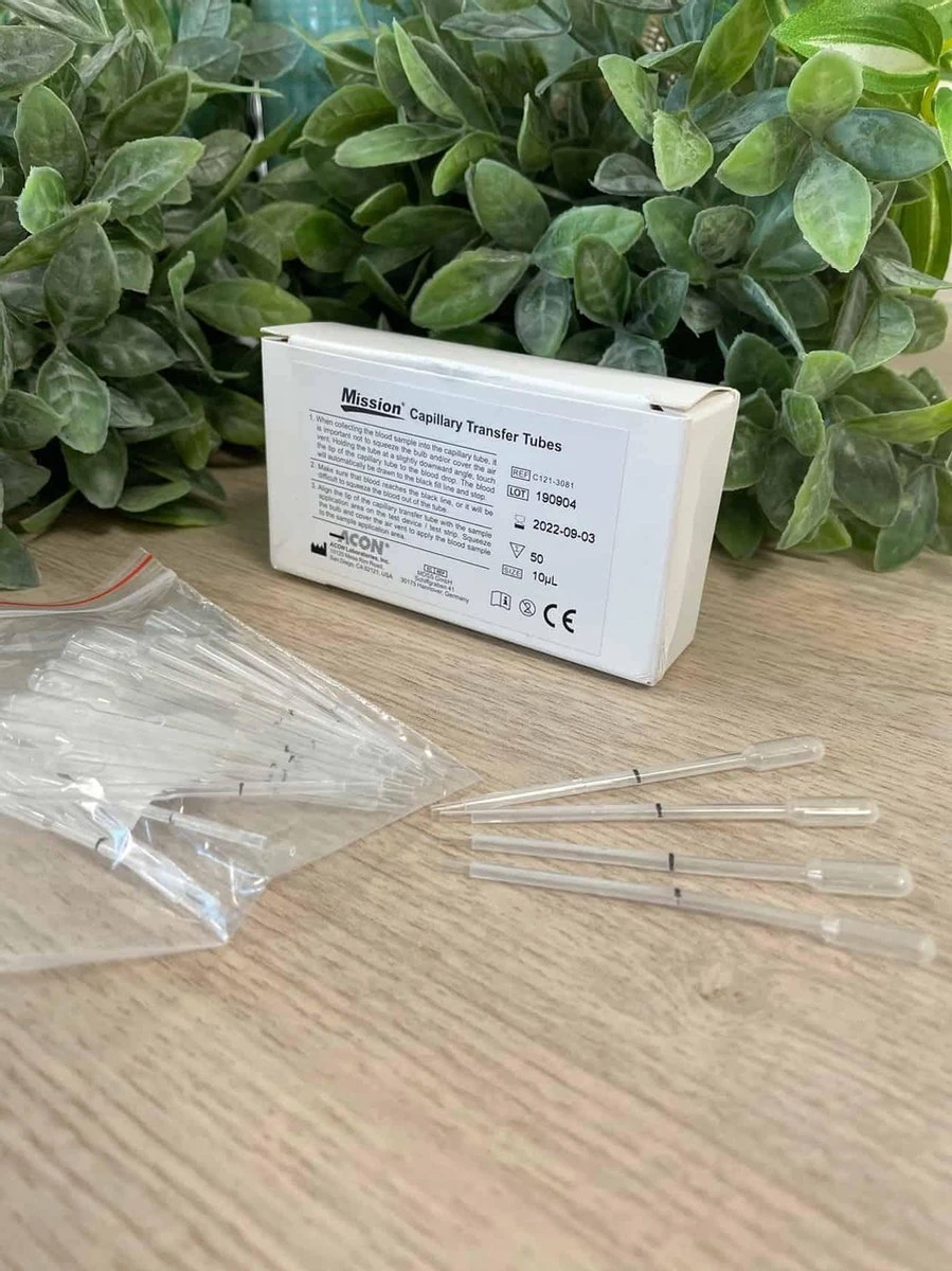 MISSION Cholesterol Capillairen 50 Stuks 5 MISSION Cholesterol Capillairen 50 Stuks - Afbeelding 3