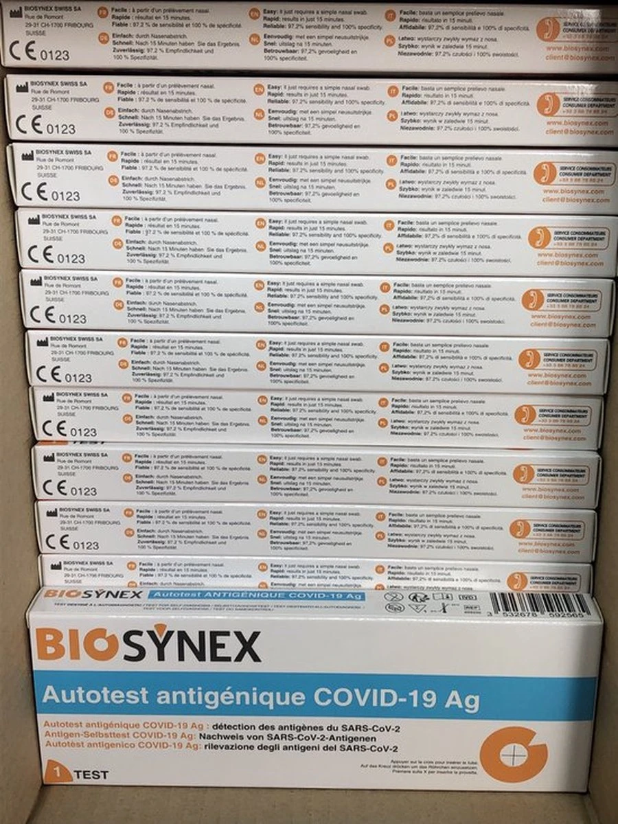 25 Stuks BioSynex Corona Zelftest-Covid-19 Ag BSS Zelftest-zelftesten- 3 25 Stuks BioSynex Corona Zelftest-Covid-19 Ag BSS Zelftest-zelftesten-