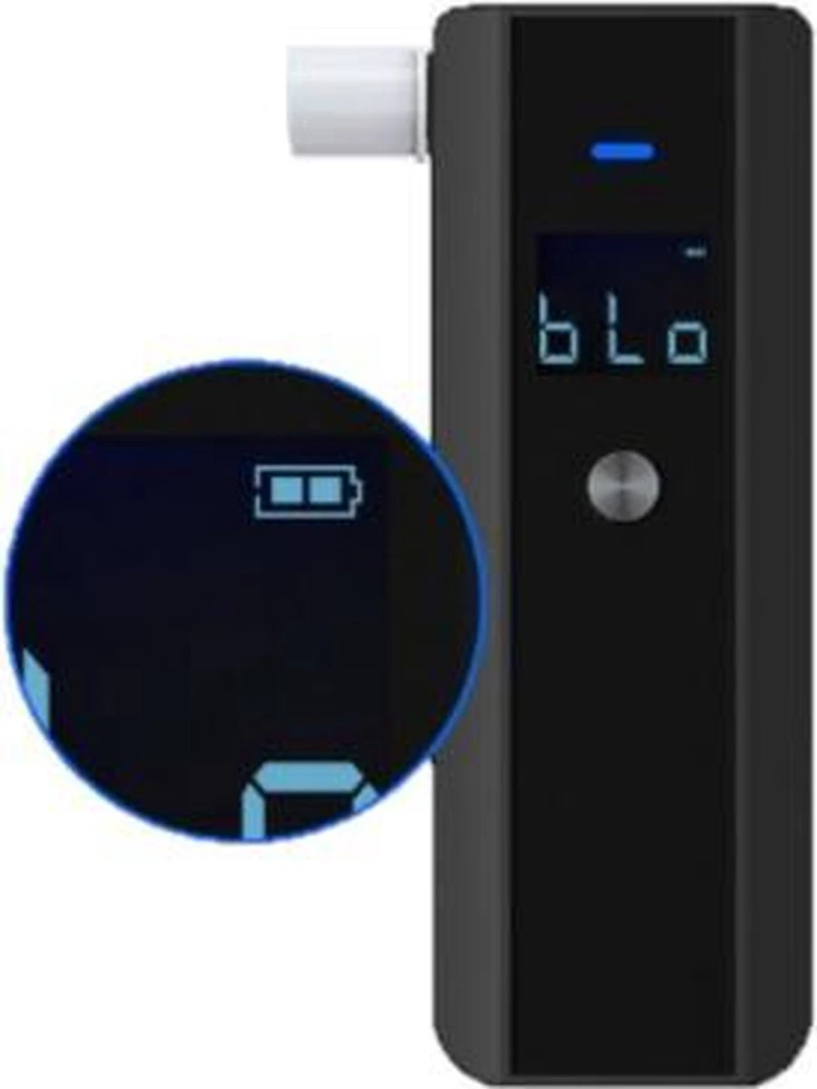 Digitale Alcoholtester - Blaastest Alcohol Meter - Makkelijk Mee Te Nemen - Ademtest Om Je Alcoholpromillage Mee Te Testen - Met Extra Mondstukjes 8 Digitale Alcoholtester - Blaastest Alcohol Meter - Makkelijk Mee Te Nemen - Ademtest Om Je Alcoholpromillage Mee Te Testen - Met Extra Mondstukjes - Afbeelding 6